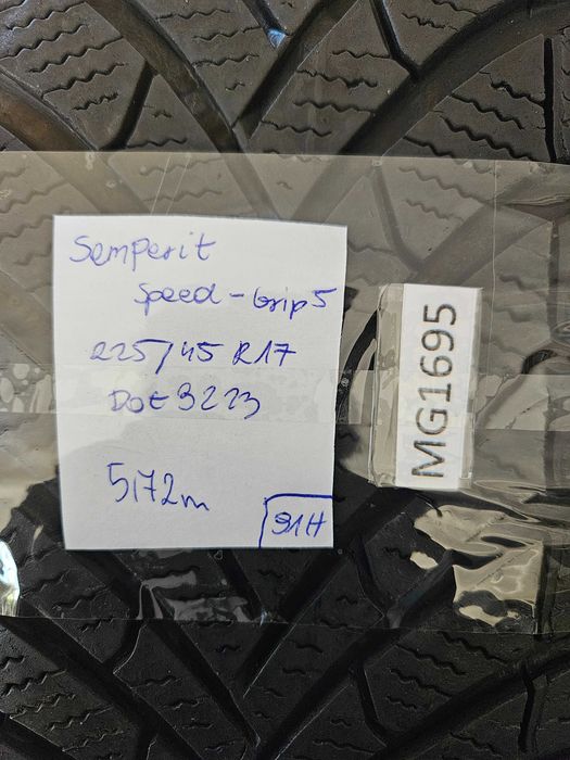 Semperit 225/45 r17 Speed-Grip 5 /// 5,7mm!!! DOT 3223
