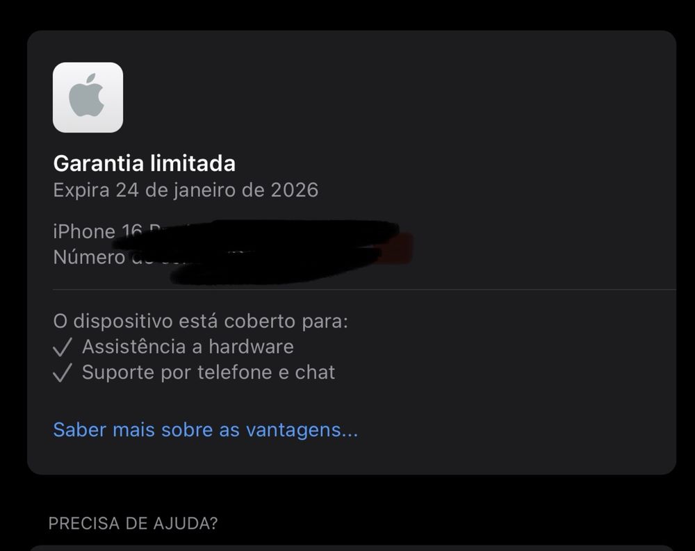IPhone 16 Pro Max 256GB como novo, fatura. 5 anos garantia