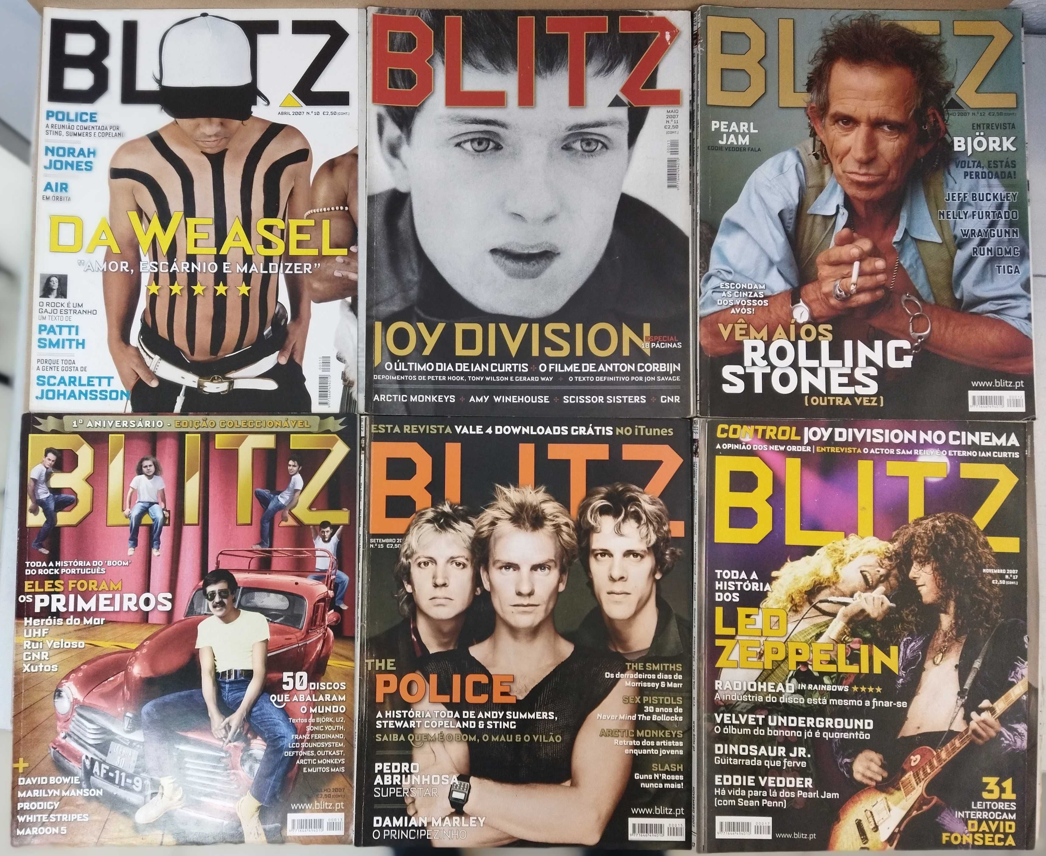 BLITZ  lote 23 revistas como novas