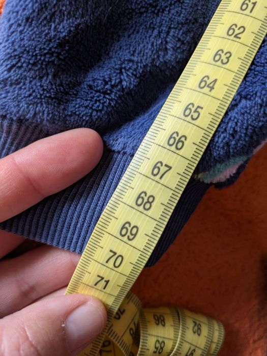 Стильний, фірмовий Теплий флісовий комбінезон M&S на дівчинку 1,5-2 ро