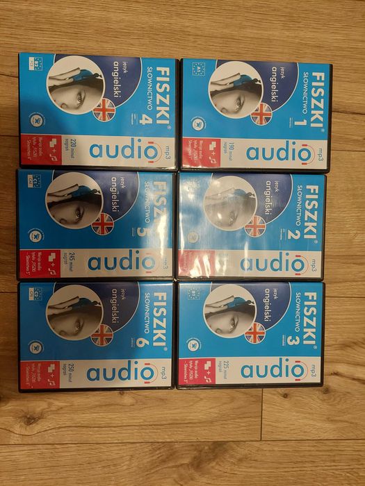 Fiszki Audio na CD do nauki angielskiego