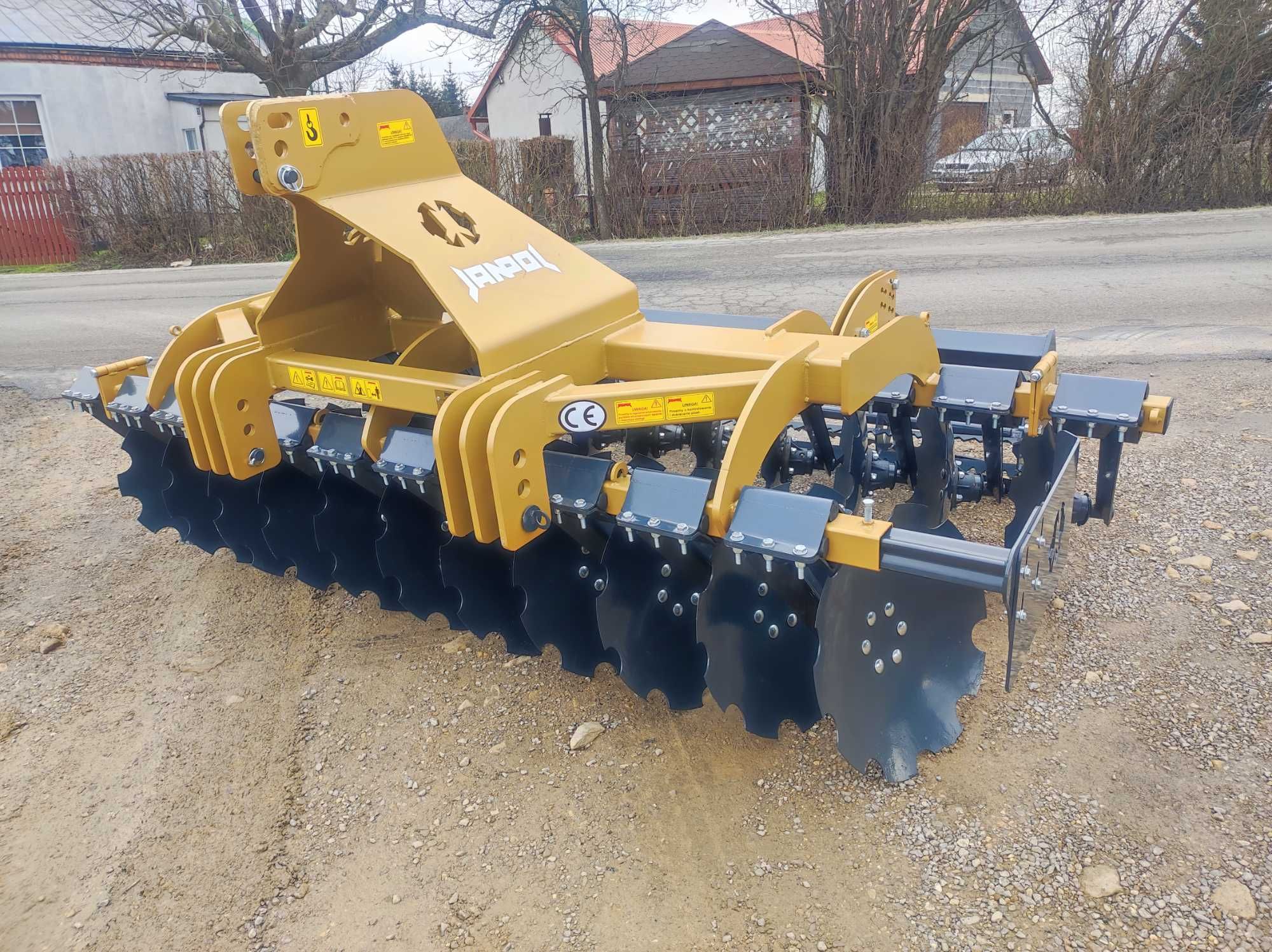 Brona talerzowa 2,5/2,7/3m TALERZÓWKA bez hydropaku rura/struna CIĘŻKA