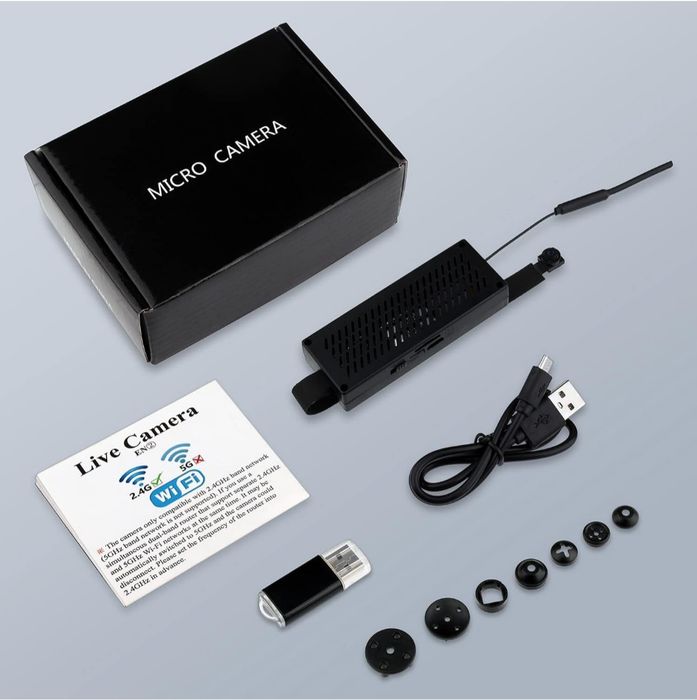 Câmera WiFi HD com bateria.