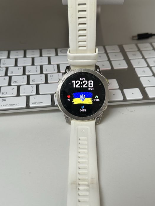 Garmin Epix Gen 2 Sapphire - White Titanium Смарт-годинник б/у