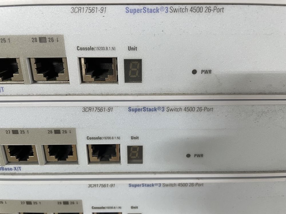 Switch poe 24 3com HP e4500-24