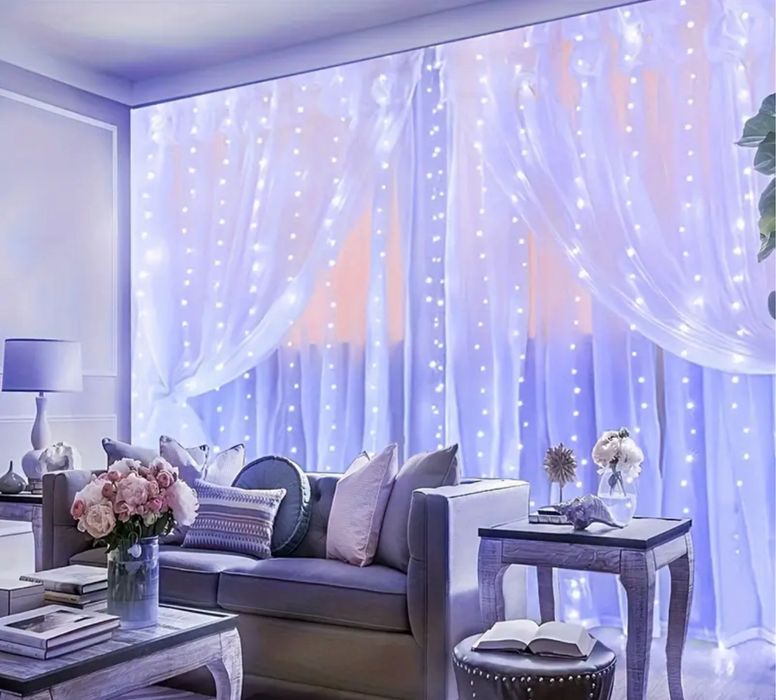 LED штора гирлянда 3/2м