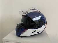 Kask AIROH SPARK flow blue/red gloss roz. M 57-58 jak nowy