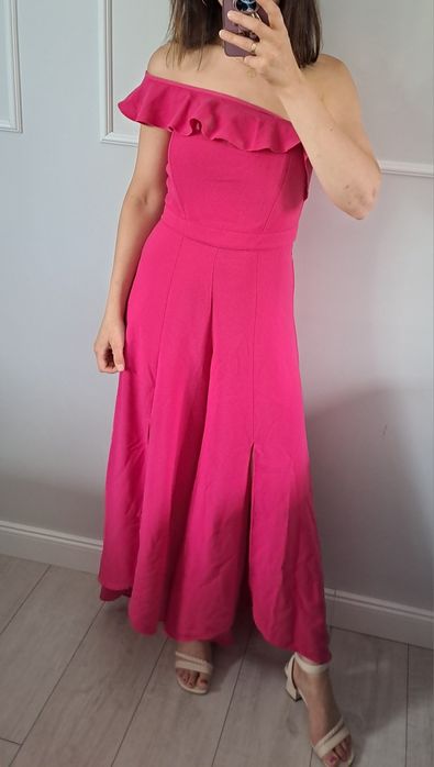 Elegancki kombinezon kuloty na jedno ramię 36