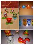 Коллекция киндер Животные, Зайцы, Обезьяны Kinder