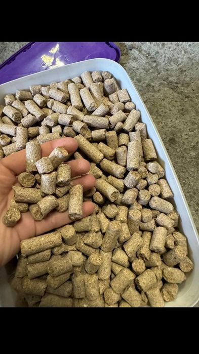 Zanęta wędkarska w postaci peletu z otrębów zbożowych 15kg
