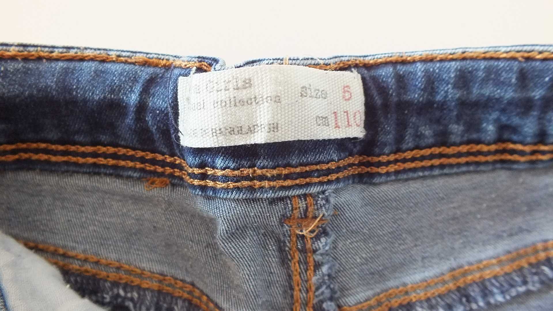 Spodnie jeansowe dla dziewczynki  Zara, rozm. 110