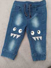 Nowe Spodnie Jeans 74