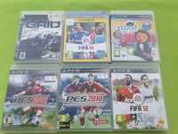 Jogos ps3 -FIFA 10 e 12. Pes 2011 e 2010. Grid. Eyepet move edition