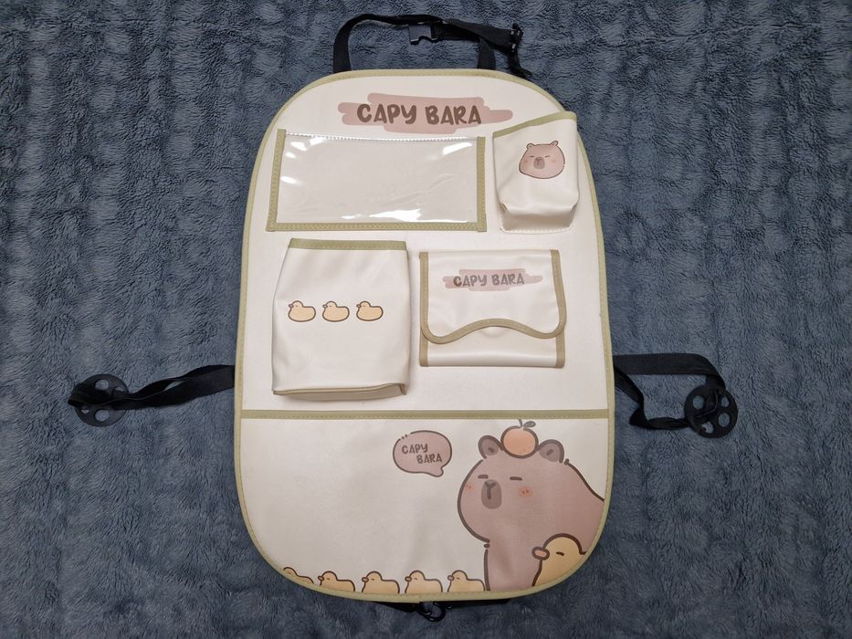 Ochraniacz na fotel samochodowy organizer Capybara