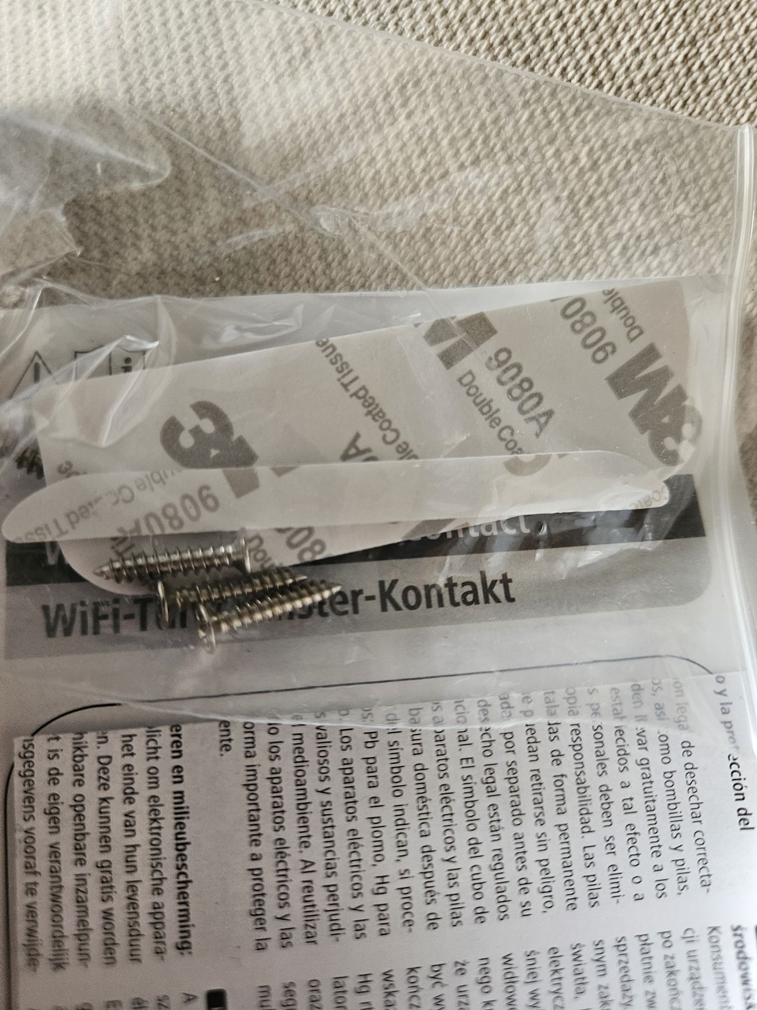 Czujnik Hama otwarcia okna drzwi WiFi aplikacja