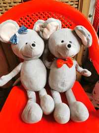 Мягкая игрушка Мышка девочка и мальчик пара игрушка интерьер