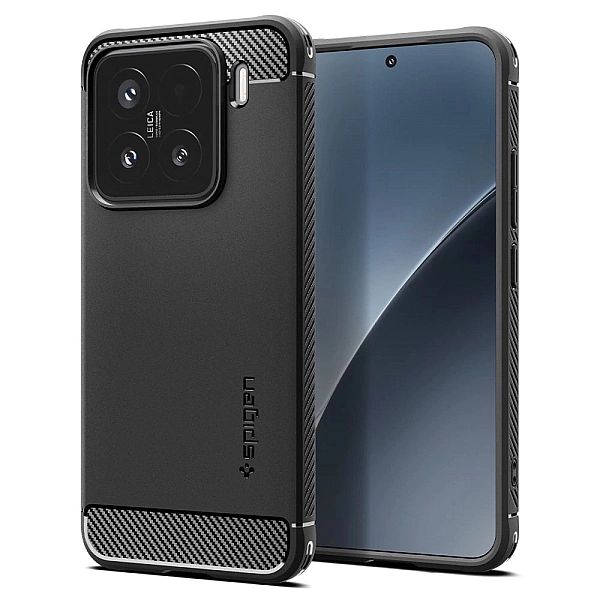 Etui Spigen Rugged Armor na Xiaomi 15 - czarny mat