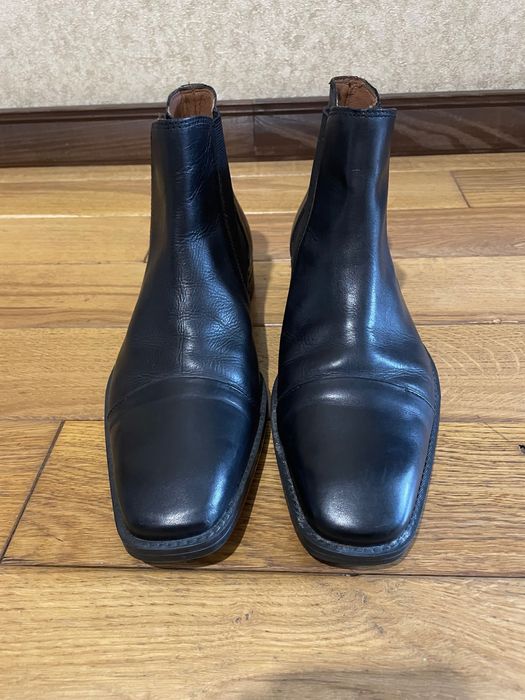 Мужские ботинки челсы marc из натуральной кожи оригинал