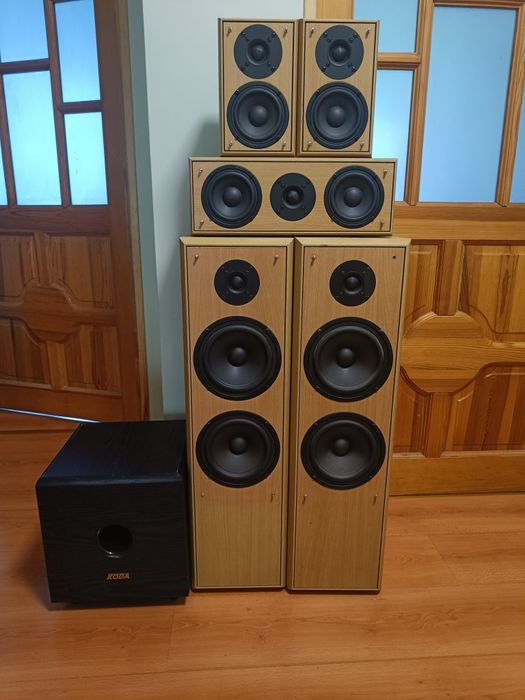 Zestaw głośników kino domowe 5.1 Eltax Discovery +subwoofer Koda