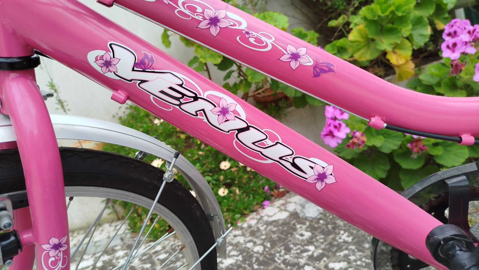 Bicicleta de menina júnior roda 24