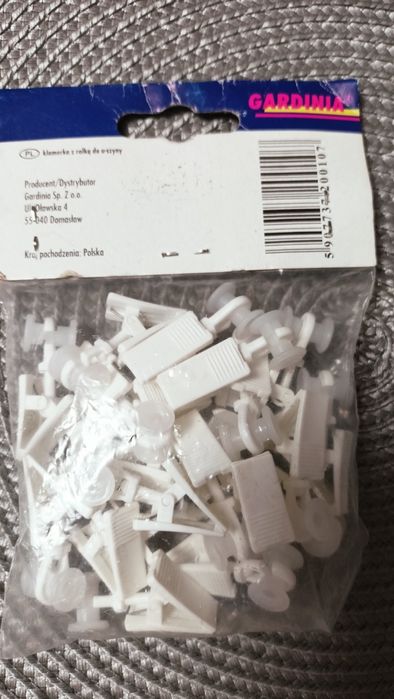 Klamerki z rolką do U-szyny GARDINIA