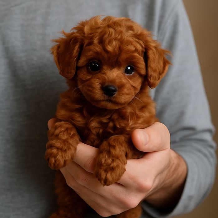 Pudel tea cup . Najmniejszy pudel XS..