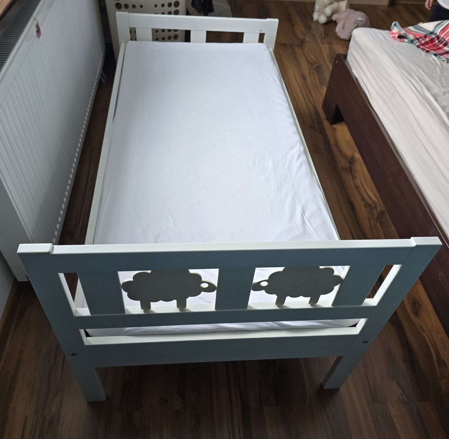 Łóżko ikea krittel z barierka 160x70