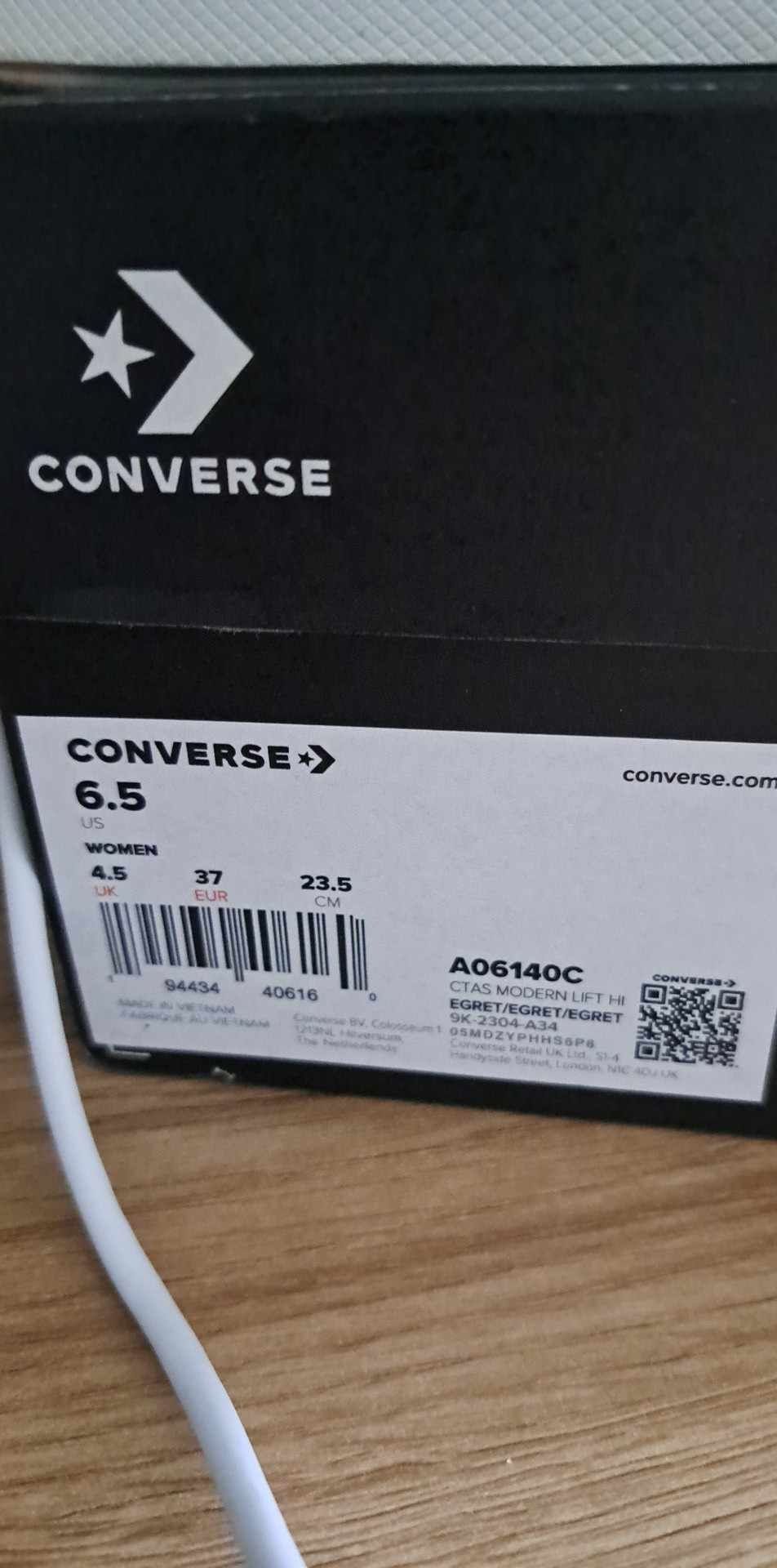 Sneakersy wysokie Converse 37