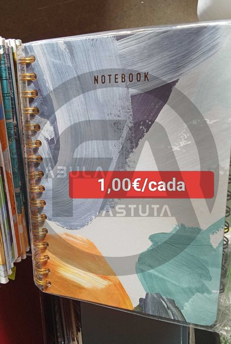 Cadernos pautados, lisos e quadriculados A$ e A5