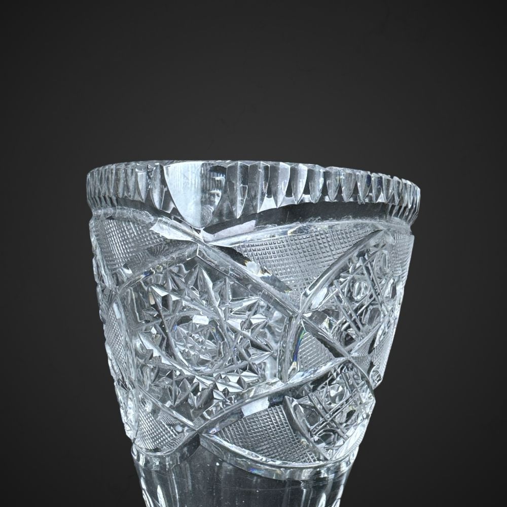 Wazon kryształowy szkło kryształowe vintage B4/022527