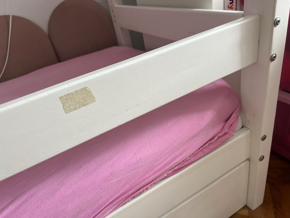 Luletto łóżko domek z szufladą  140*70 bez materaca, odbior 17-19.10