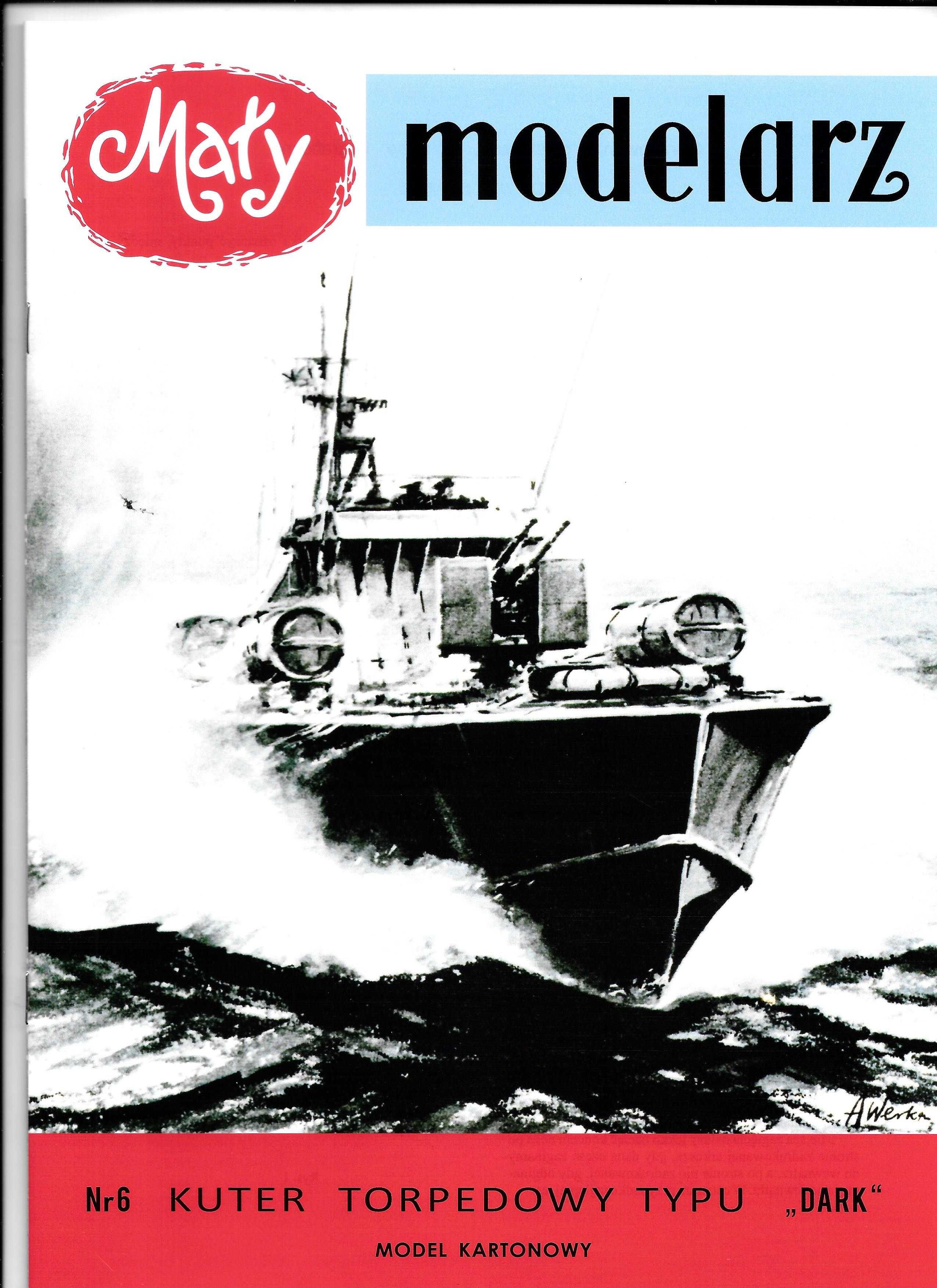 Mały Modelarz 6 1958 Kuter torpedowy - model-reprint