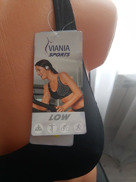 Sportowy Cropp top biustonosz