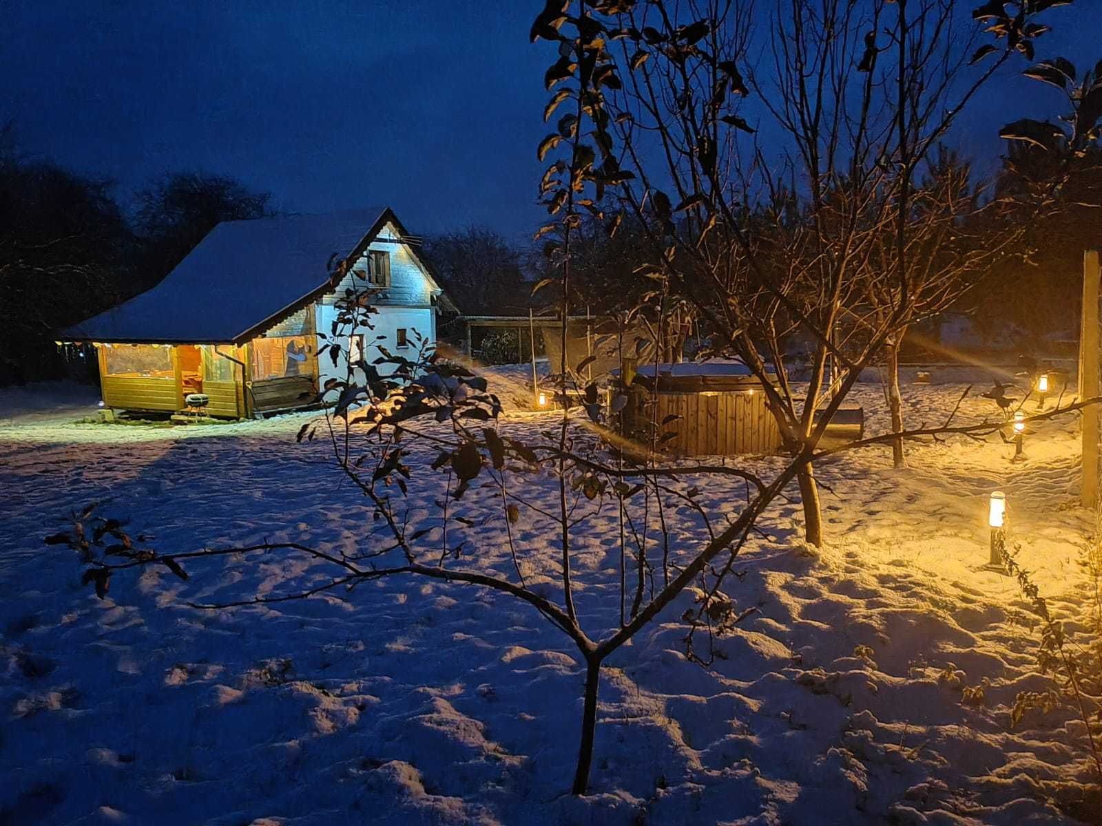 Domek sadkowo z balią ogrodową na wyłączność , balia dodatkowo płatna