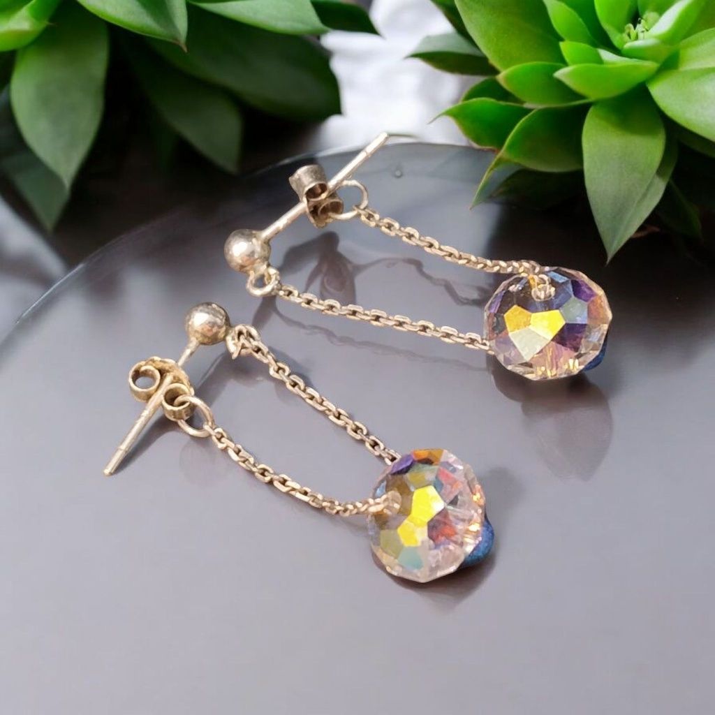 Srebne kolczyki Swarovski elements