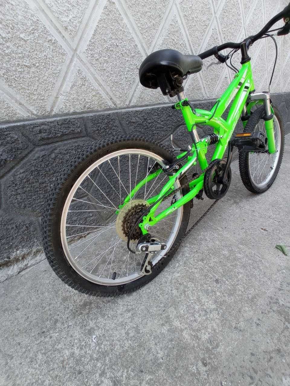 Велосипед Azimut Stinger 20" Зеленого кольору