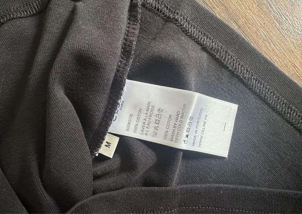 Top czarny w monigram