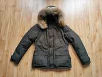 AT.P.CO ekskluzywna kurtka zimowa naturalne futro M / L