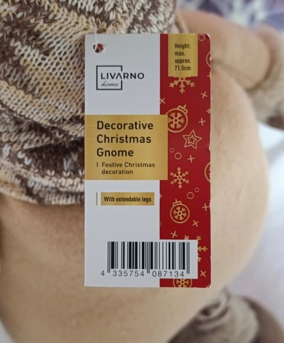 Skrzat świąteczny Livarno Home – regulowane nogi, 71,5 cm