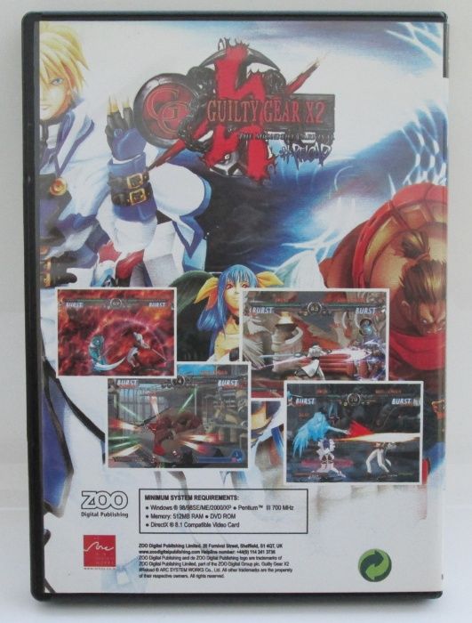 Jogo PC Guilty Gear X2 Reload (como novo)