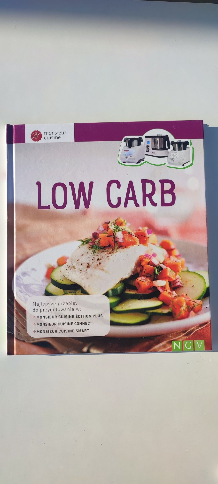 Zestaw 3 książek Monsieur cuisine Low Carb All in one Potrawy wegetari