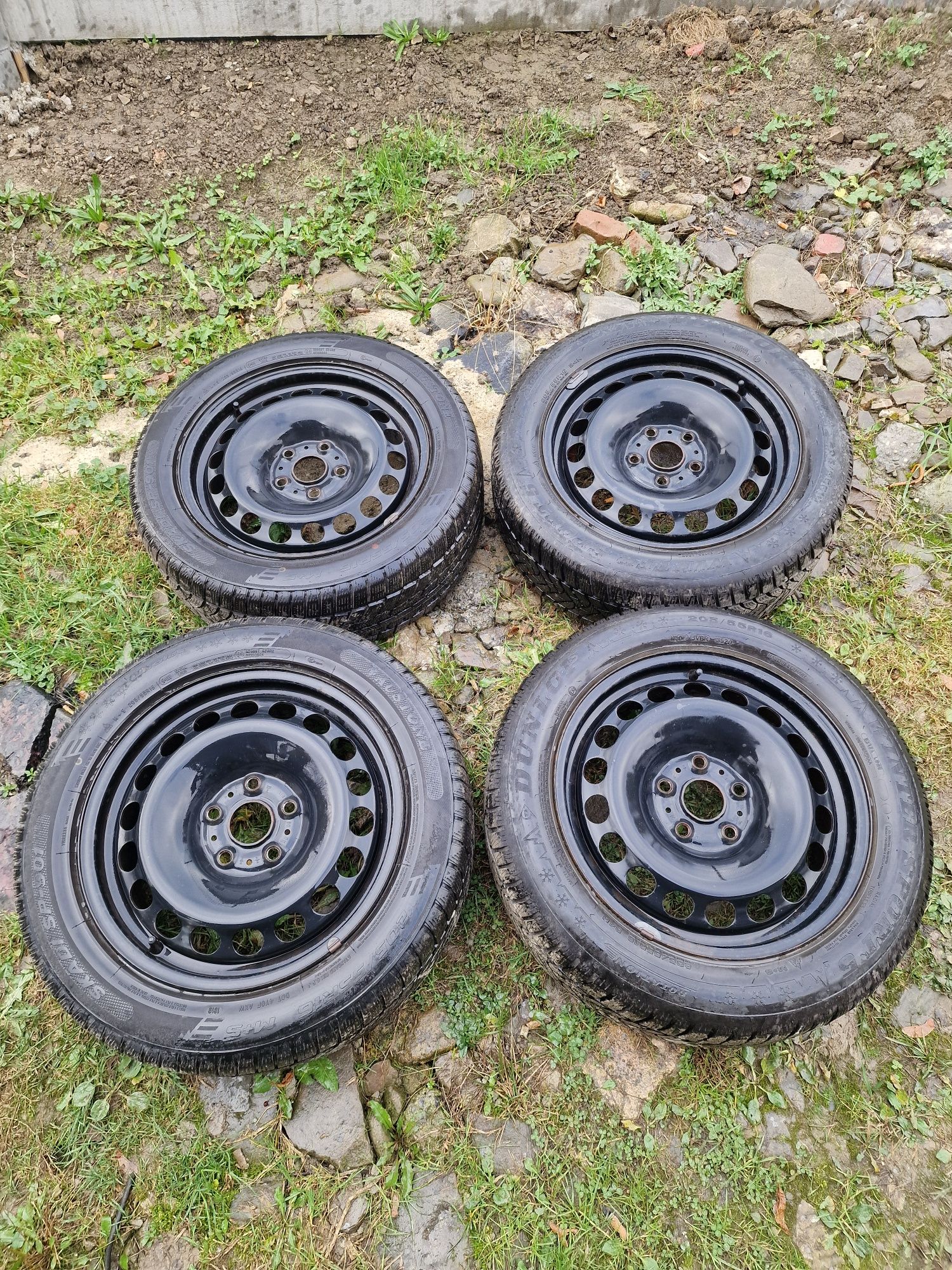 Koła zimowe 16 5×112 Audi Vw Skoda Seat Komplet