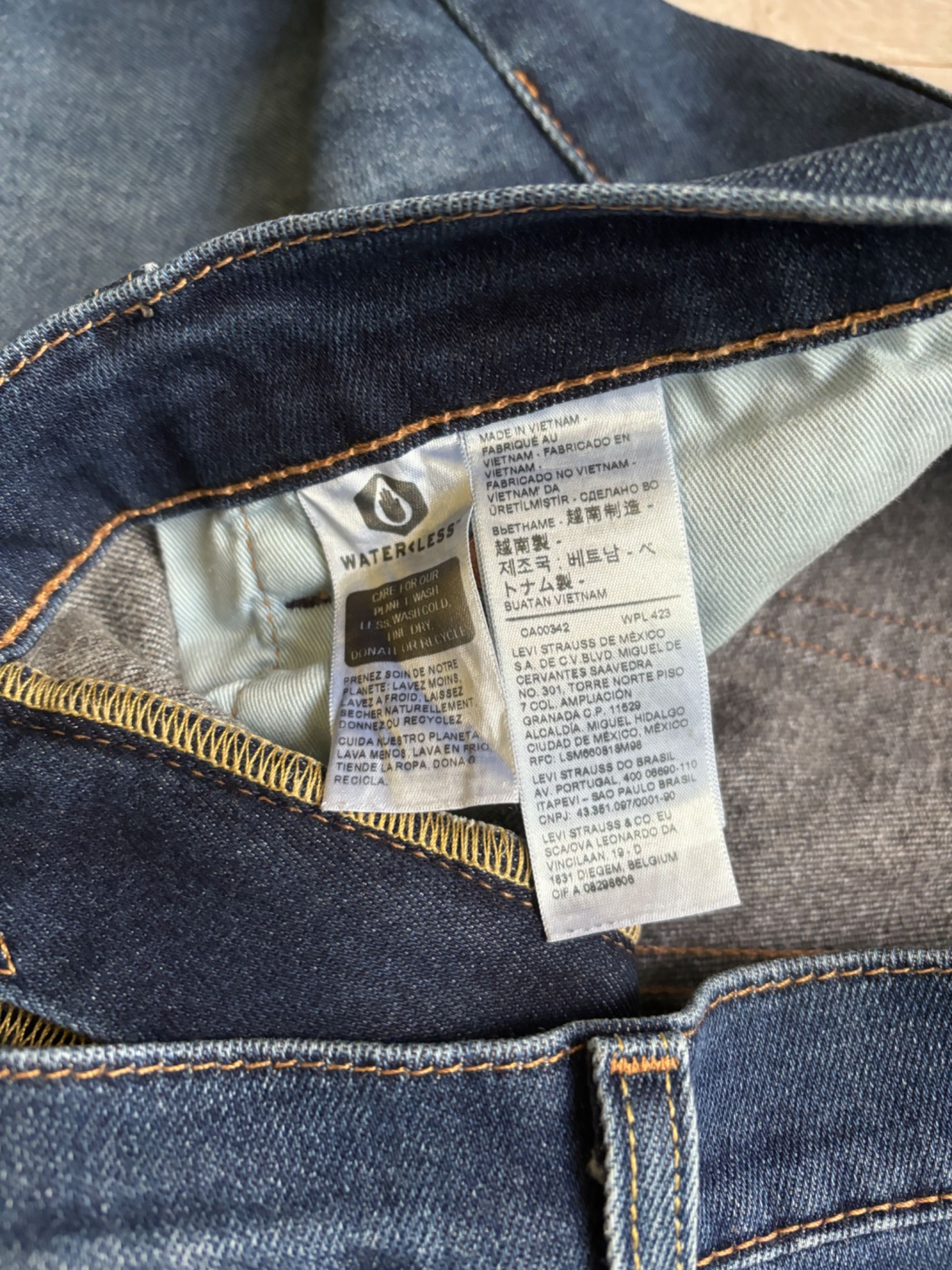 Levi’s 512 premium сині якісні джинси