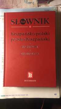 Słownik hiszpańsko-polski polsko-hiszpański + rozmówki + gramatyka