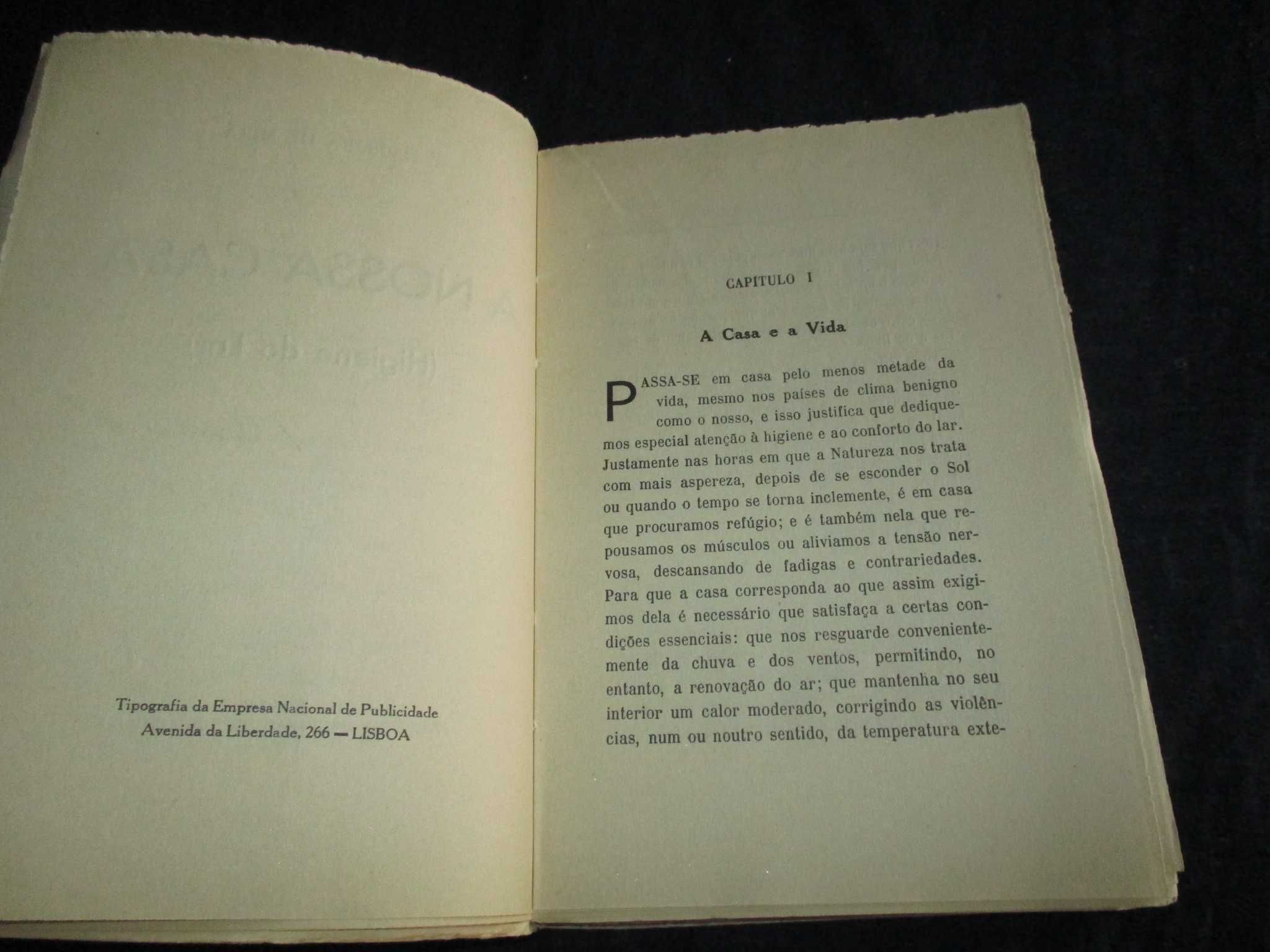 Livro A Nossa Casa Higiene do Lar 1949