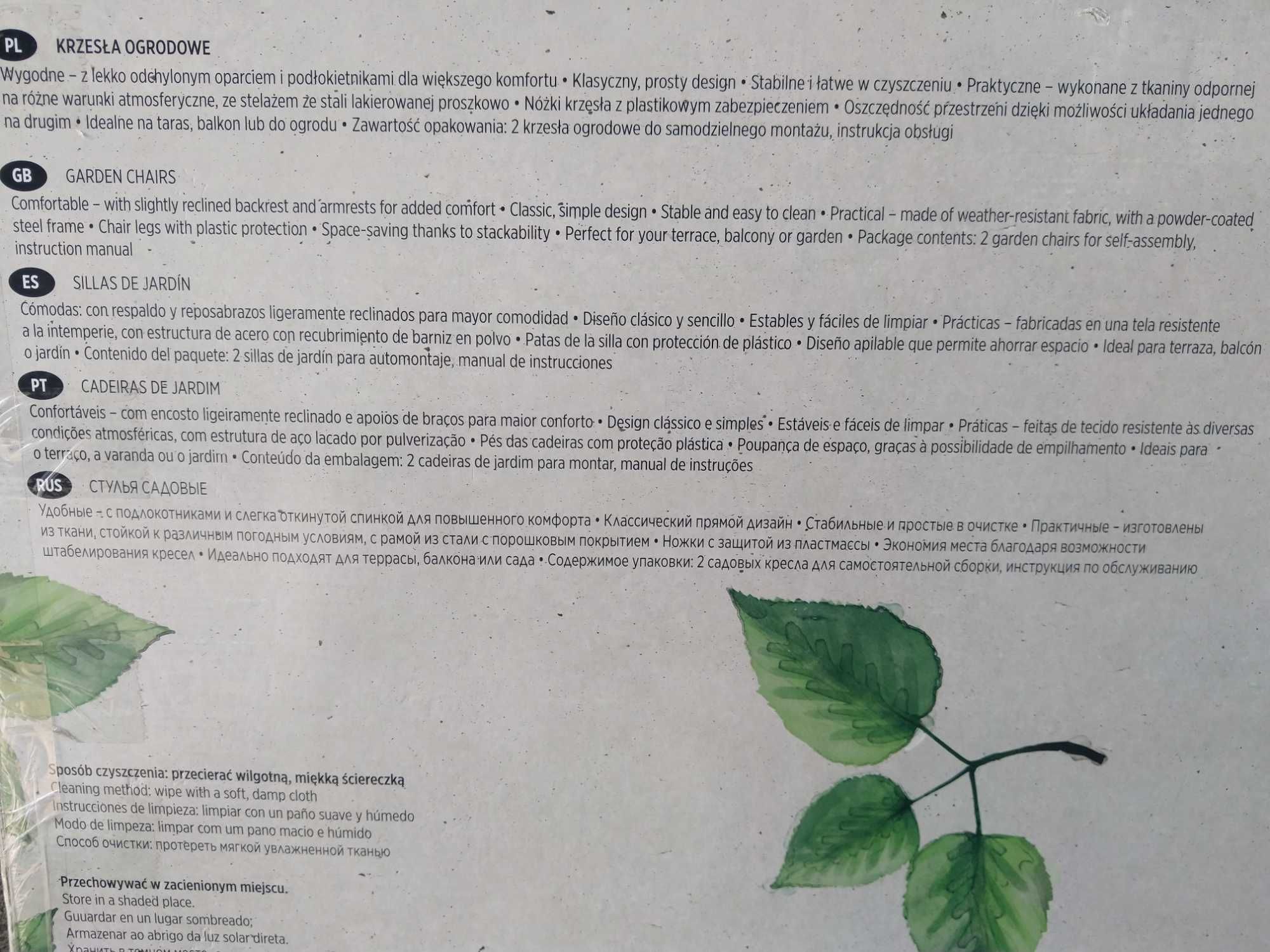 NAJTANIEJ Krzesła 2szt Krzesło Metalowo - Tekstylne Wysyłka