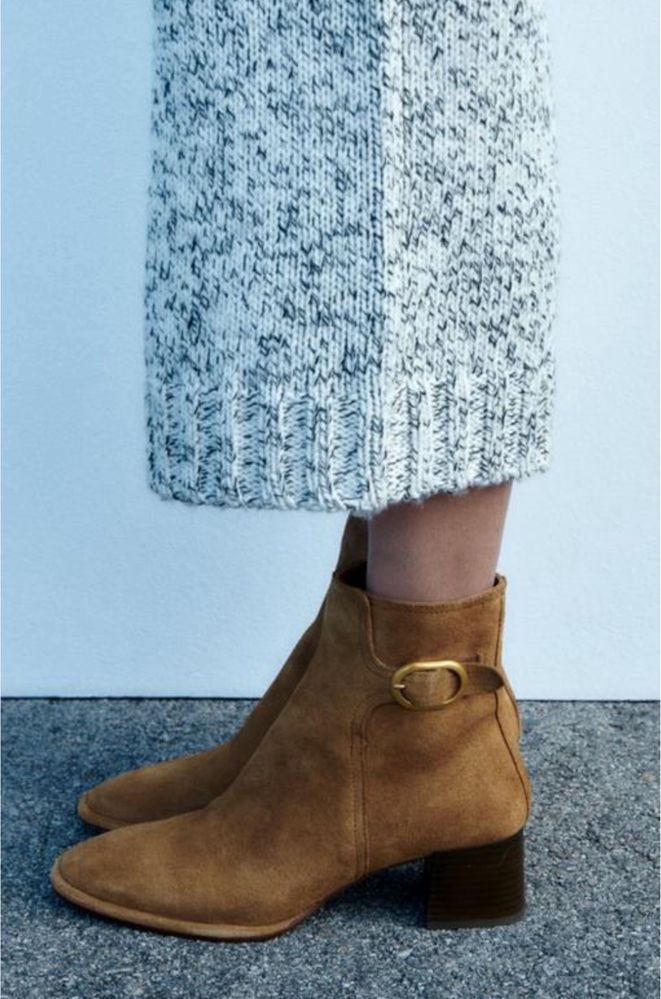 Черевики замшеві черевики Zara