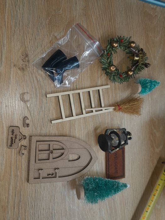 Drzwi skrzata zestaw dekoracji dla elfów