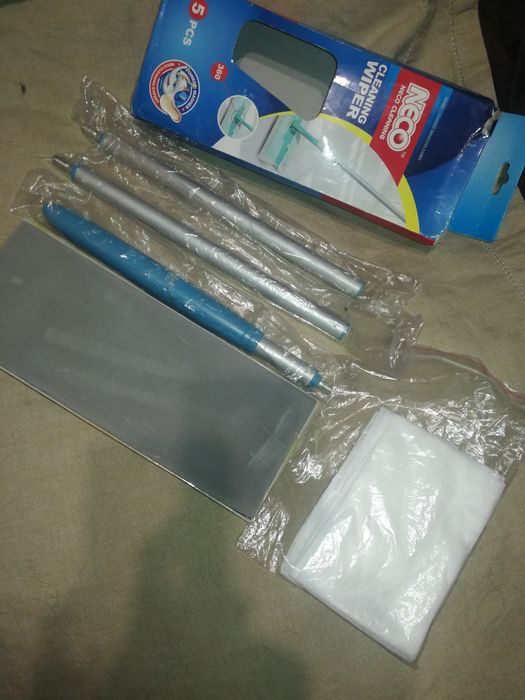 Швабра с алюминиевой рукояткой