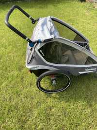 Qeridoo Kidgoo 2 - przyczepka rowerowa/ wózek dla 2 dzieci